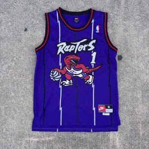 Vintage Nike Men's Sz. Small Tracy McGrady Toronto Raptors Jersey STITCHED 🔥
